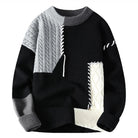 Simon | Stylish Colorblock Patchwork Sweater - Valereo