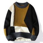 Simon | Stylish Colorblock Patchwork Sweater - Valereo