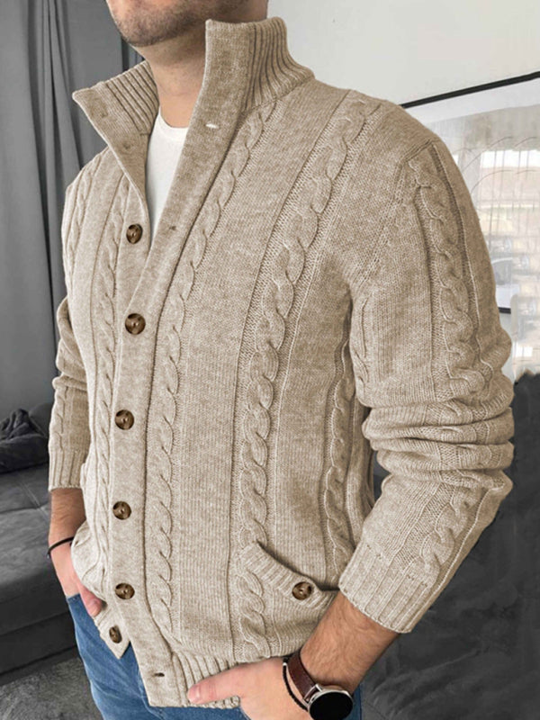 Simon | Timeless Cable Knit Cardigan - Valereo