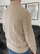 Simon | Timeless Cable Knit Cardigan - Valereo