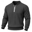Bryson | Refined Ribbed Quarter-Zip Sweater