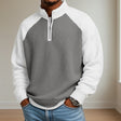 Douglas | Casual Waffle Quarter-Zip Sweater