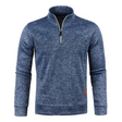 Thomas | Casual Quarter-Zip Heathered Sweater - Valereo