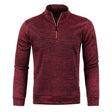 Thomas | Casual Quarter-Zip Heathered Sweater - Valereo