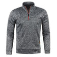 Thomas | Casual Quarter-Zip Heathered Sweater - Valereo