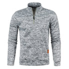 Thomas | Casual Quarter-Zip Heathered Sweater - Valereo