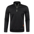 Thomas | Casual Quarter-Zip Heathered Sweater - Valereo