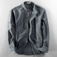Thomas | Refined Mandarin Collar Shirt - Valereo