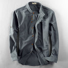 Thomas | Refined Mandarin Collar Shirt - Valereo