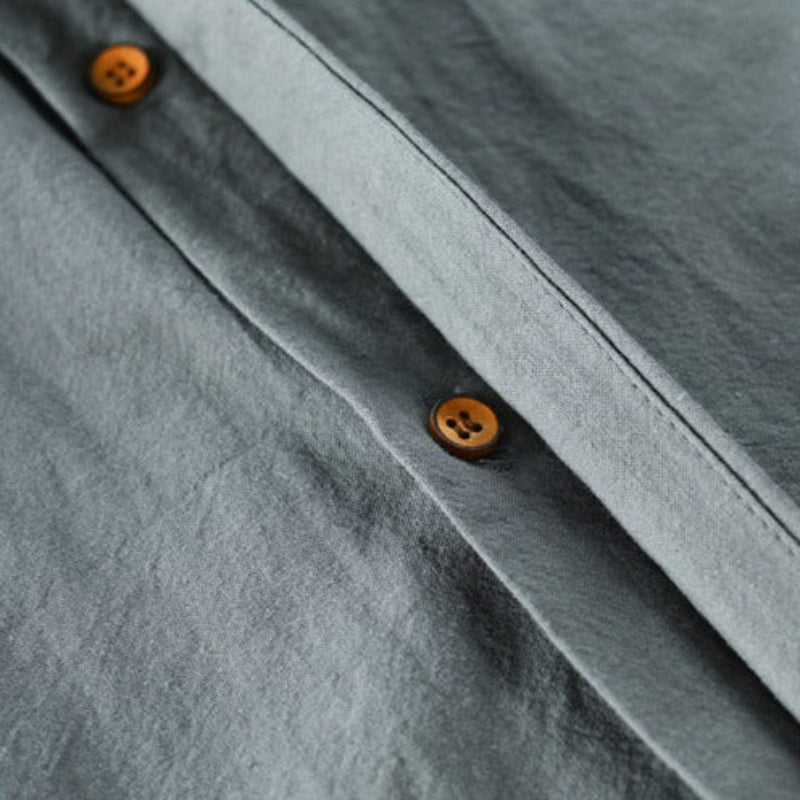 Thomas | Refined Mandarin Collar Shirt - Valereo