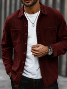 Timothy | Classic Corduroy Button Shirt Jacket