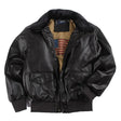 Frank | Refined Leather Aviator Jacket