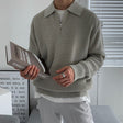 Walter | Classic Waffle-Knit Quarter-Zip Sweater