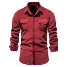 Vincent | Casual Cotton Cargo Shirt - Valereo