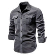 Vincent | Casual Cotton Cargo Shirt - Valereo