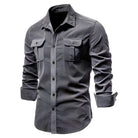 Vincent | Casual Cotton Cargo Shirt - Valereo