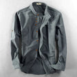 Vincent | Refined Mandarin Collar Shirt - Valereo