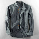 Vincent | Refined Mandarin Collar Shirt - Valereo