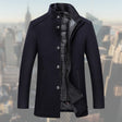 Vincent | Refined Wool Stand-Collar Jacket - Valereo