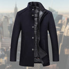 Vincent | Refined Wool Stand-Collar Jacket - Valereo