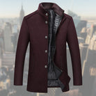 Vincent | Refined Wool Stand-Collar Jacket - Valereo