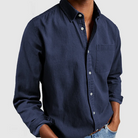 Vincent | Relaxed Cotton Button-Up Shirt - Valereo