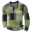 Vincent | Stylish Patchwork Henley Sweater - Valereo