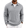 Reginald | Casual Geometric Quarter-Zip Sweater