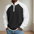 Douglas | Casual Waffle Quarter-Zip Sweater