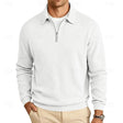 Reginald | Casual Geometric Quarter-Zip Sweater