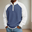 Douglas | Casual Waffle Quarter-Zip Sweater