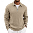Reginald | Casual Geometric Quarter-Zip Sweater